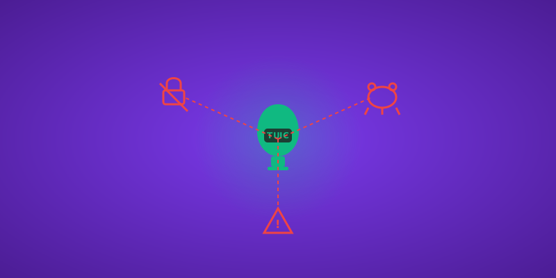 Lightbulb with TUIC badge dispelling myths: lock with slash, slow turtle, warning triangle.