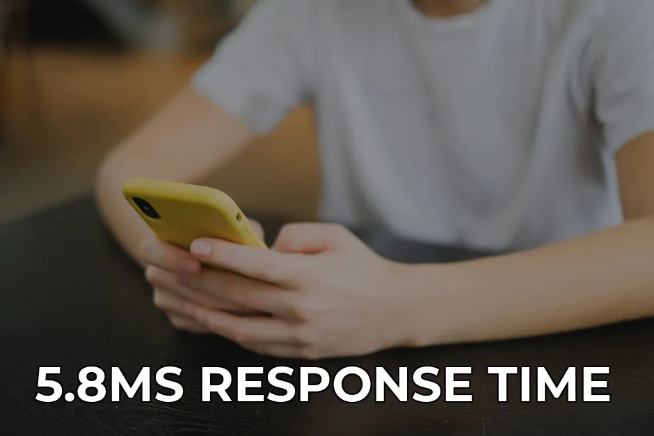 best zero rtt protocol for competitive mobile shooters — 5.8ms RESPONSE TIME