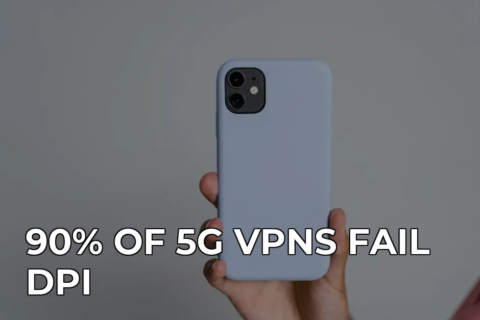 bypass deep packet inspection without losing 5g speed — 90% OF 5G VPNs FAIL DPI