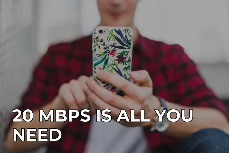 how to stream 8k video on mobile without isp throttling — 20 MBPS IS ALL YOU NEED