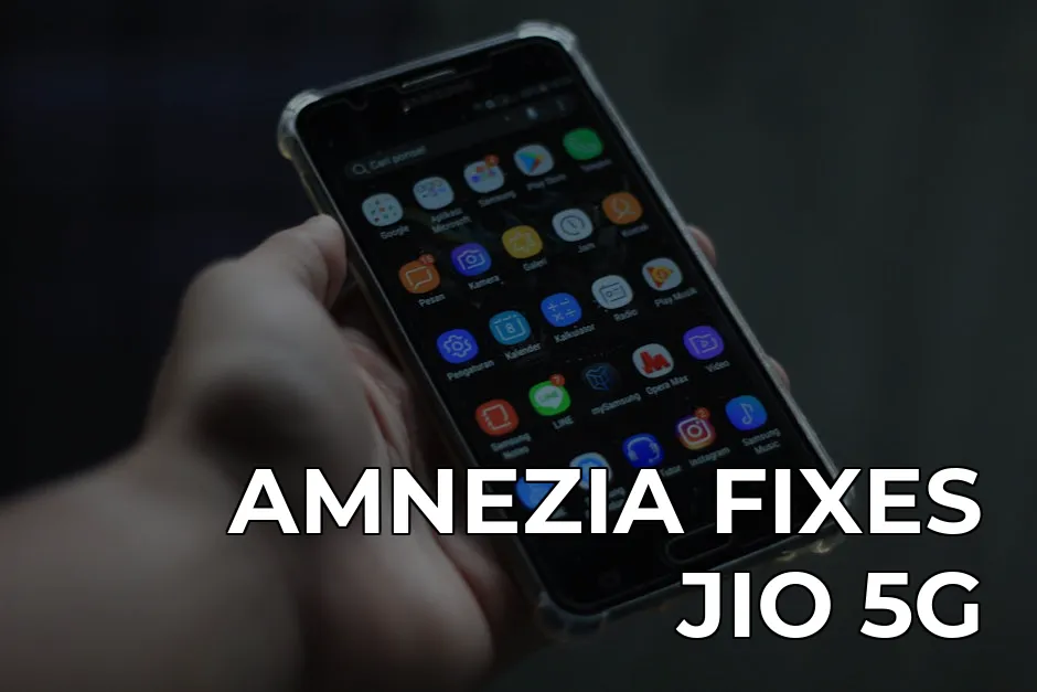 reduce bgmi ping spikes on jio 5g using amnezia protocol — AMNEZIA FIXES JIO 5G