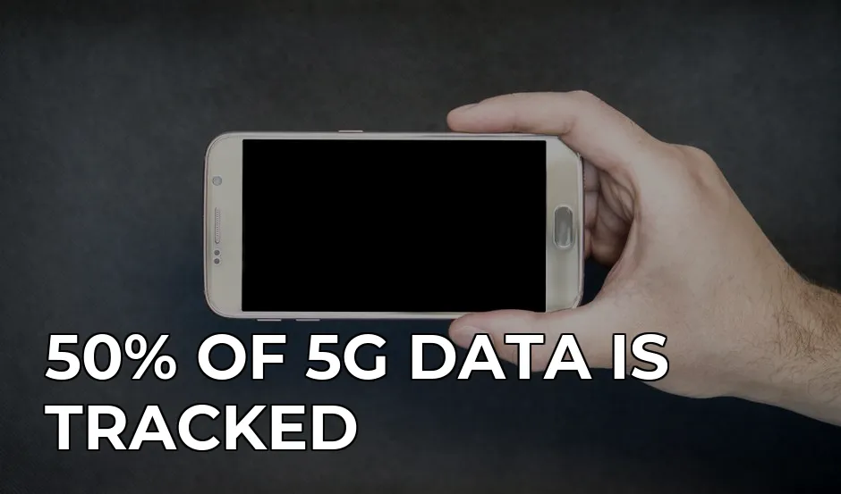 does t-mobile track your app usage over 5g networks — 50% OF 5G DATA IS TRACKED